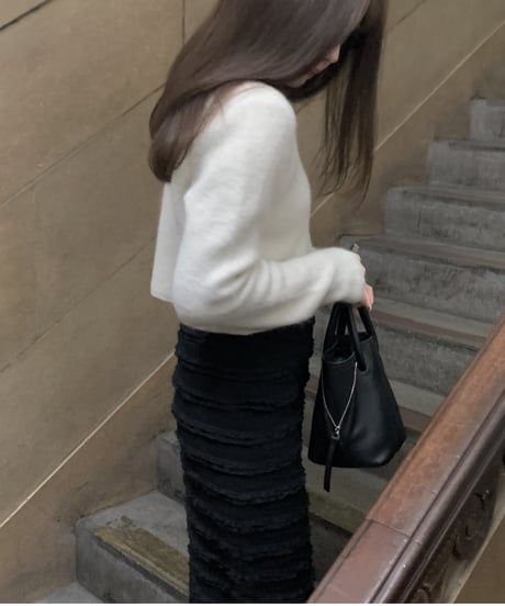 macaron lace skirt