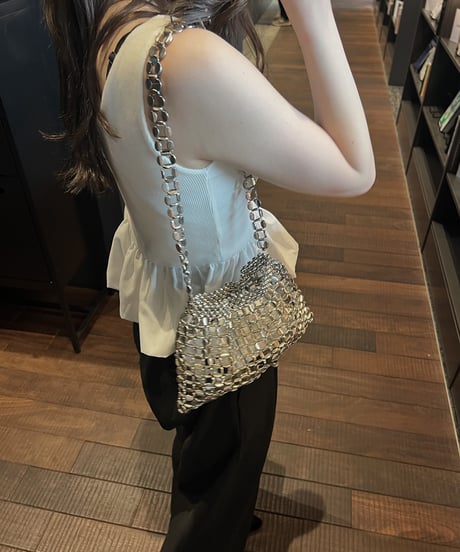 ［即納］milky frill sleeveless