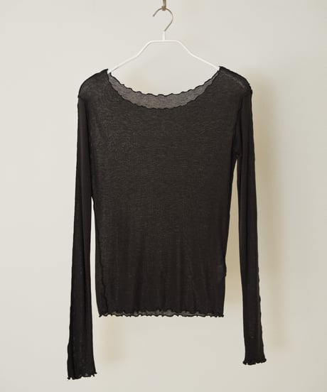 ［即納］wave long sleeve tops