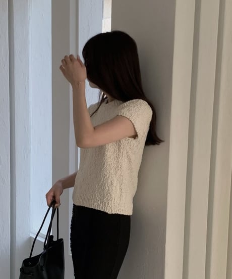 bubble cap knit
