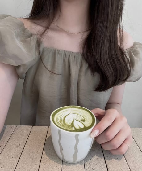 square puff blouse