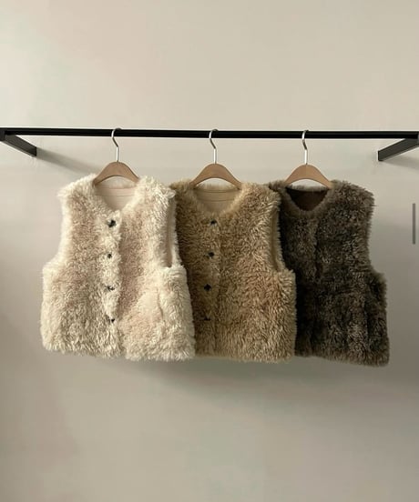 soft boa vest