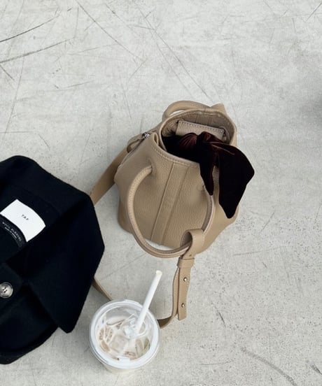 ［即納］togo leather 2way bag