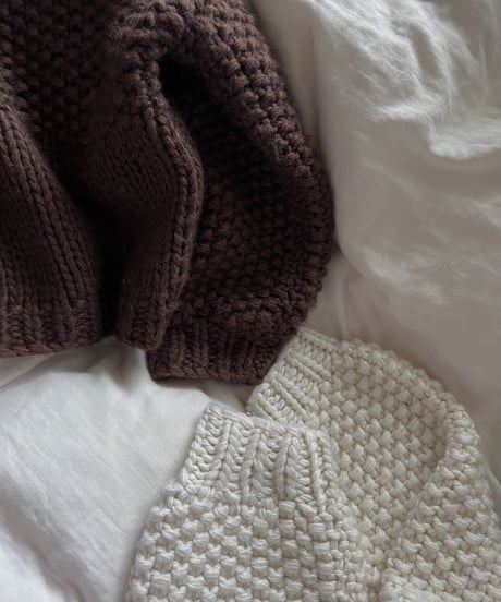 handmade pullover knit