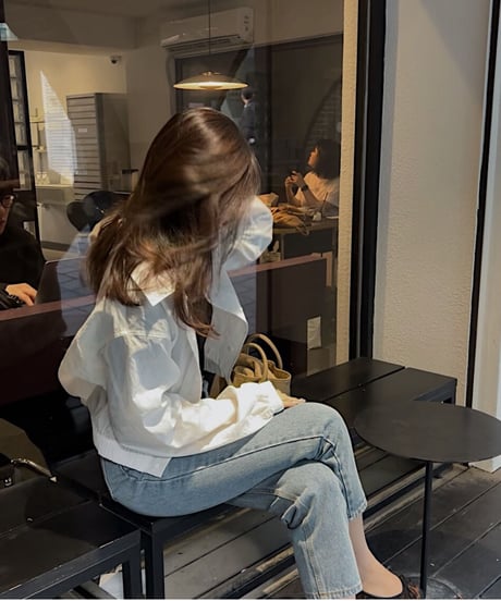 fade blouson jumper