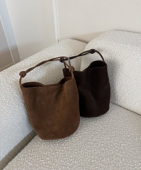 ［即納］cowhide suede bag