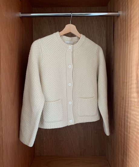 Pocket wool cardigan