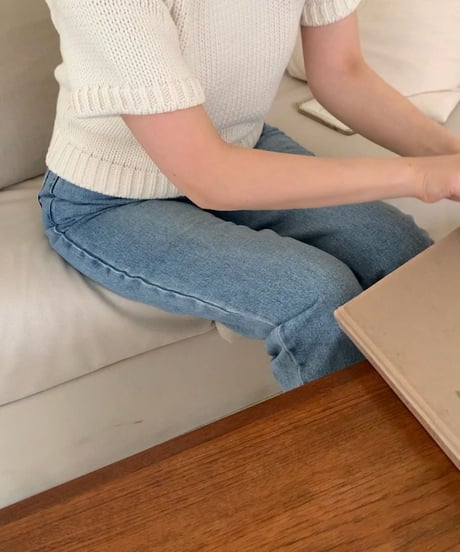 straight denim