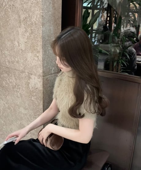 mink crop turtleneck