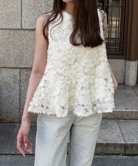 floral embroidered blouse