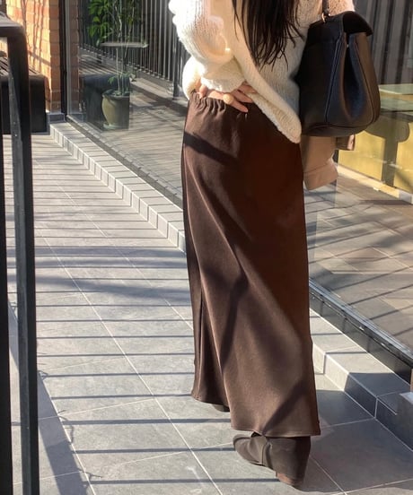 cellulose satin skirt