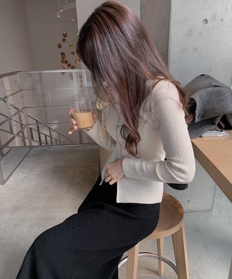 knit long skirt