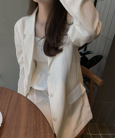 ［即納］milky frill sleeveless