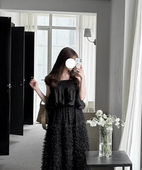 balloon crop blouse