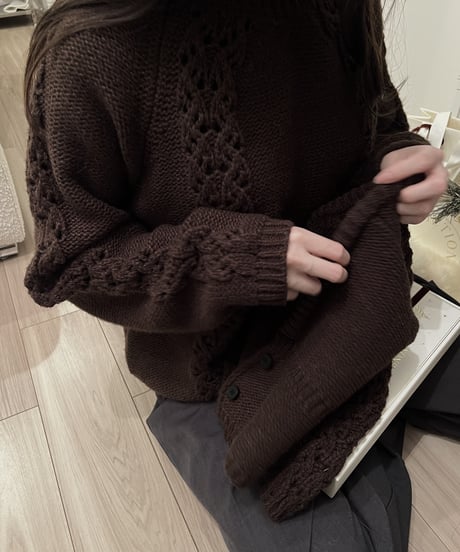 hood knit set