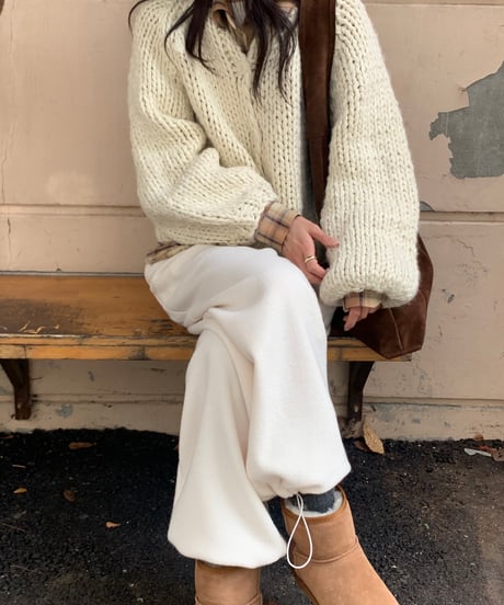 handmade knit cardigan
