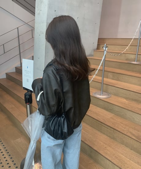 boy leather blouson