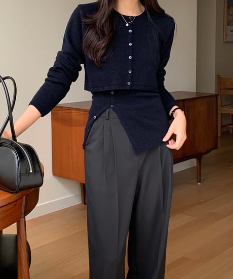 cropped cardigan set