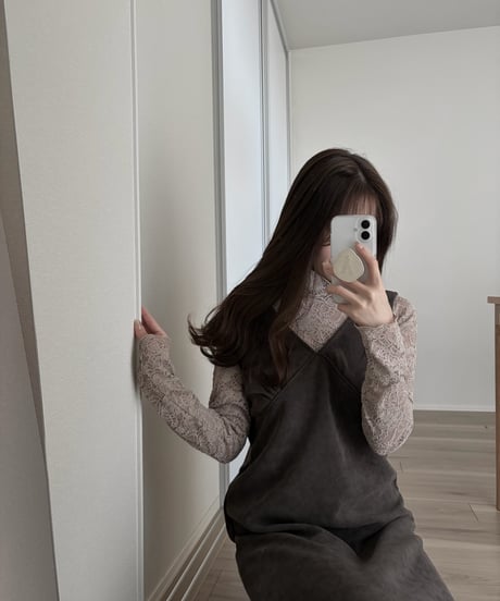 brushed lace top