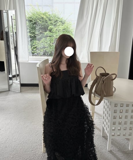 balloon crop blouse
