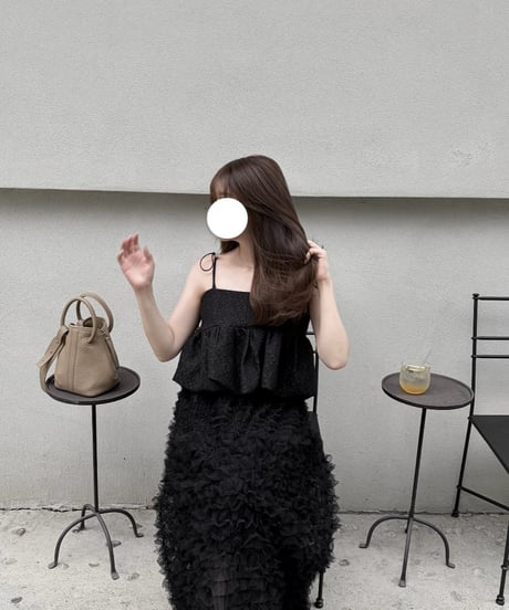 balloon crop blouse