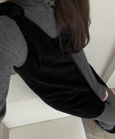 shoulder ribbon dress