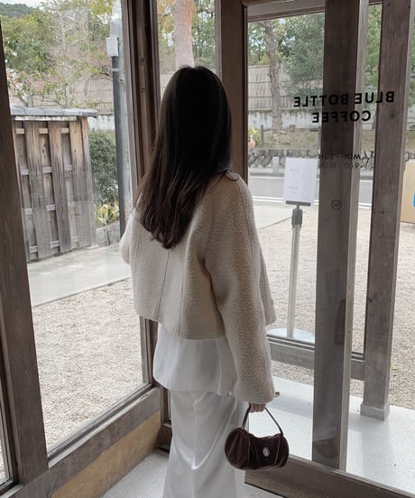 double short tweed jacket