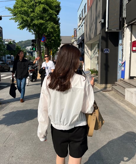fade blouson jumper