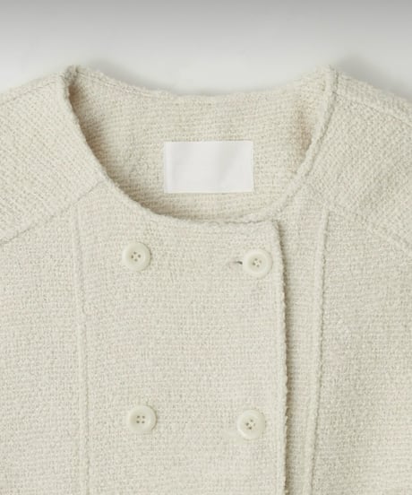 double short tweed jacket