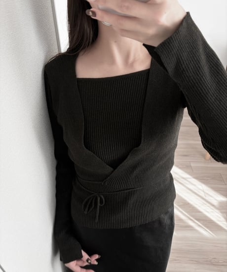 Senim double knit cardigan