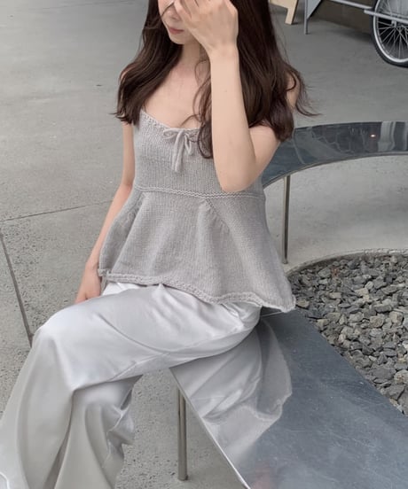 knit vest layered tops