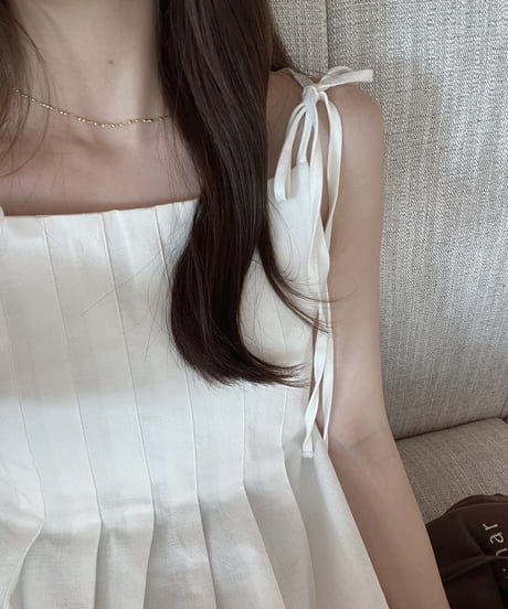 ［即納］pintuck blouse
