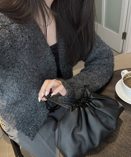 wool v-neck cardigan