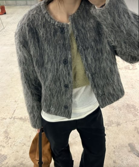 lincoln wool short jacket