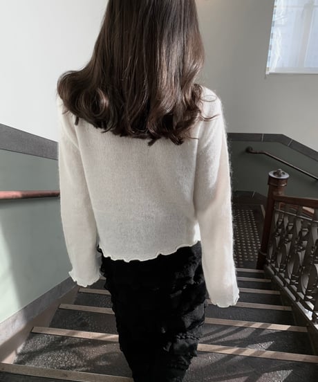 ［即納］flower cardigan