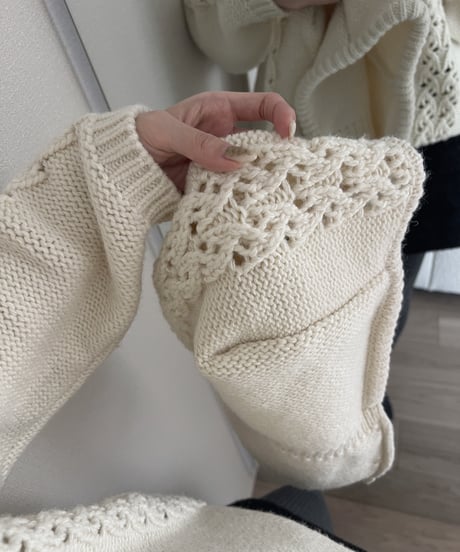 hood knit set