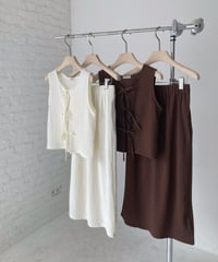ribbon tie blouse setup