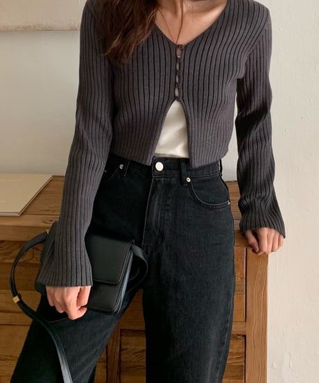interseasonal ring button cardigan