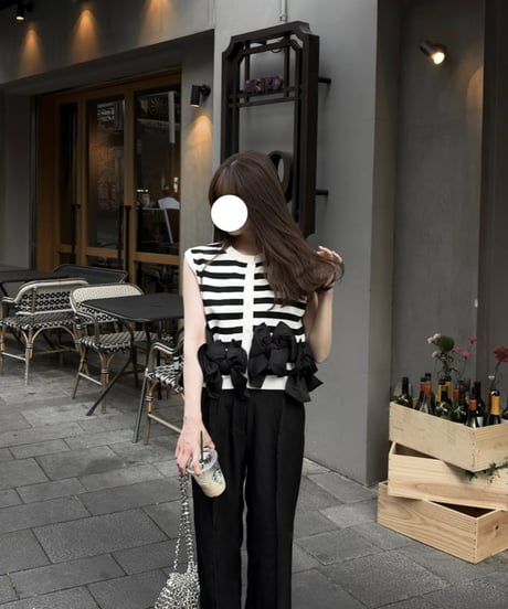 ribbon shirring vest