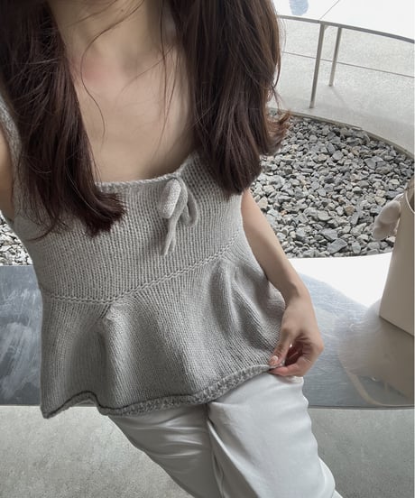 knit vest layered tops