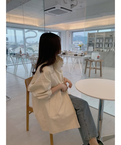 short trench coat［ivory］
