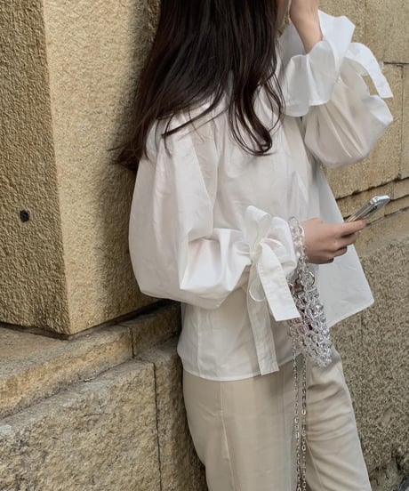 ribbon blouse