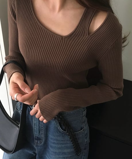 slit slim knit