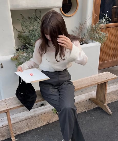 brushed slacks pants