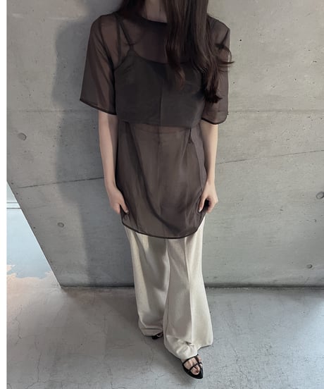organza bustier blouse