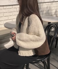 handmade knit cardigan