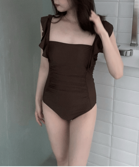 shoulder wing swimwear