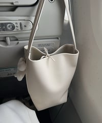cow leather basket bag