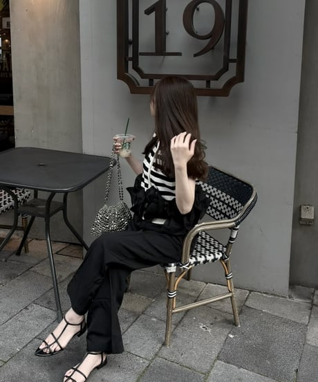 ribbon shirring vest