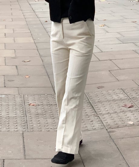 corduroy wide pants